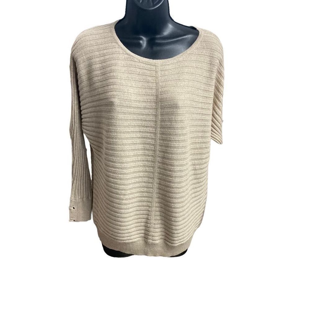 ‎SOHO New York Company Jeans Metallic Top Medium